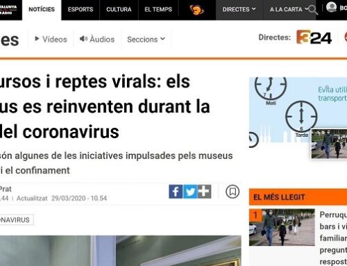 Concursos i reptes virals: els museus es reinventen durant la crisi del coronavirus