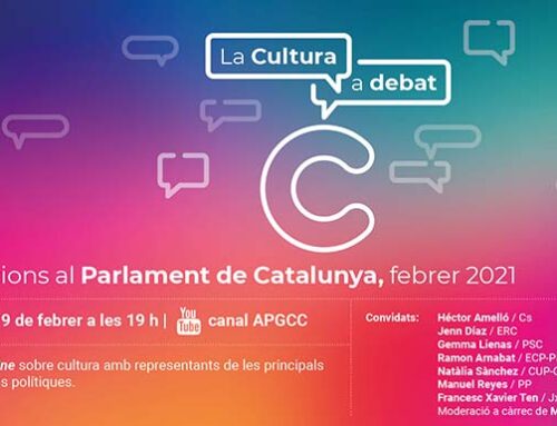 Representants de les principals forces polítiques es troben cara a cara en un debat sobre cultura abans de les eleccions del 14F