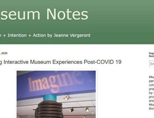 La museòloga americana Jeanne Vergeront reflexiona sobre les experiències interactives als museus després de la Covid-19