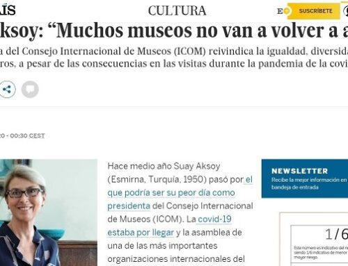 Suay Aksoy: “Muchos museos no van a volver a abrir”