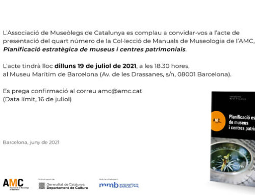 Presentació quart Manual de Museologia de l’AMC: Planificació estratègica de museus i centres patrimonials