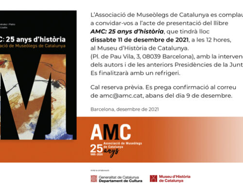 Celebració del 25è Aniversari de l’Associació de Museòlegs de Catalunya